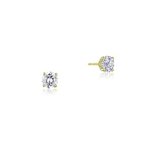 Tacori Bloom Diamond Stud Earrings 18k FE807RD5Y