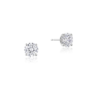 Tacori Bloom Diamond Earring Jackets FE807RD65PLT Platinum
