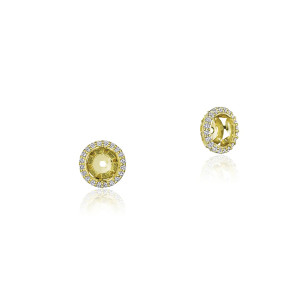 Tacori Bloom Diamond Earring Jackets 18k FE808RD65Y