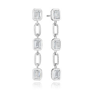Tacori Allure Lab Grown Diamond Drop Earring FE825EC55X4LD