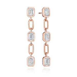 Tacori Allure Lab Grown Diamond Drop Earring FE825EC55X4LDPK