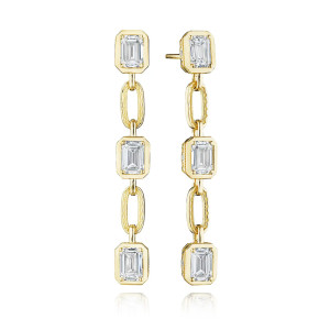 Tacori Allure Lab Grown Diamond Drop Earring FE825EC55X4LDY