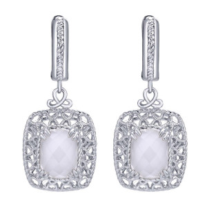 Gabriel Fashion Silver Mediterranean Drop Earrings EG11201SVJXW