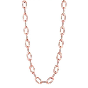 FN665PK18 Tacori Crescent Eclipse Diamond Small Link Necklace