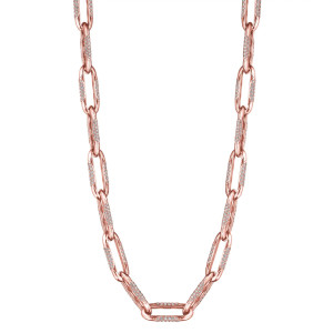 FN666PK18 Tacori Crescent Eclipse Diamond Large Link Necklace