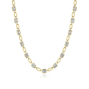FN825EC55X4LDY16 Tacori Allure Diamond Link Necklace