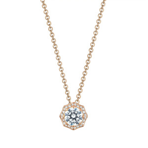FP804RD65PK Tacori 18k Art Deco Bloom Diamond Necklace