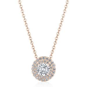FP810RD5PK Tacori 18k Double Bloom Diamond Necklace
