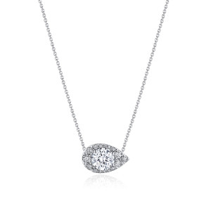 FP811ERDPS5 Tacori 18k Pear Bloom Diamond Necklace