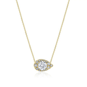 FP811ERDPS5Y Tacori 18k Pear Bloom Diamond Necklace