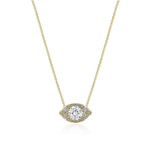 FP811HRDMQ55Y Tacori 18k Marquise Bloom Diamond Necklace