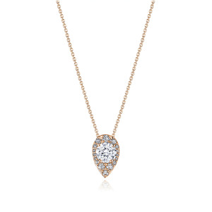 FP811SRDPS65PK Tacori 18k Pear Bloom Diamond Necklace