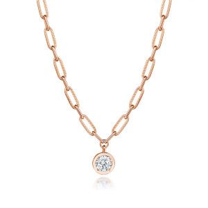 FP813RD75LDPK Tacori Allure Petite Diamond Link Necklace