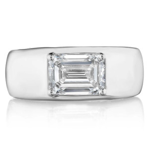 FR817EC85X6LD Tacori Allure Domed Diamond Ring 18 Karat Fine Jewelry