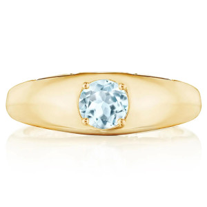 FR817RD5BTY Tacori Allure Sky Blue Topaz Ring 18 Karat Fine Jewelry