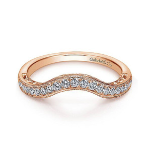Gabriel 14 Karat Victorian Wedding Band WB7293K44JJ
