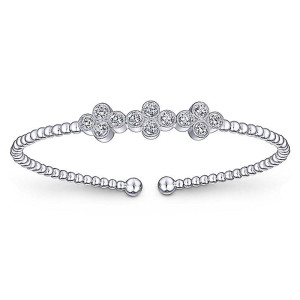 Gabriel Fashion 14 Karat Diamond Bujukan Bangle Bracelet BG4115W45JJ