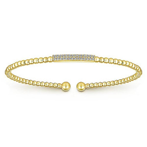 Gabriel Fashion 14 Karat Diamond Bujukan Bangle Bracelet BG4119Y45JJ