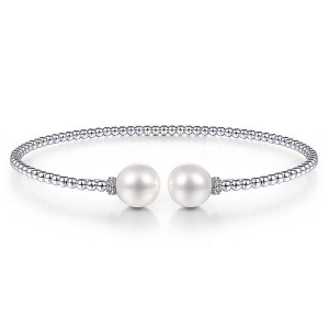 Gabriel Fashion 14 Karat Diamond Bujukan Bangle Bracelet BG4247-6W45PL