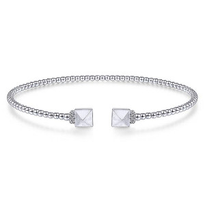 Gabriel Fashion 14 Karat Diamond Bujukan Bangle Bracelet BG4255-6W45JJ