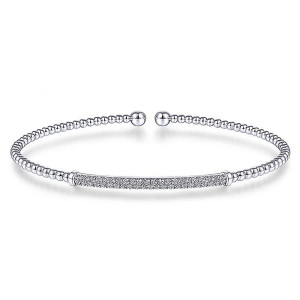 Gabriel Fashion 14 Karat Diamond Bujukan Bangle Bracelet BG4262-6W45JJ