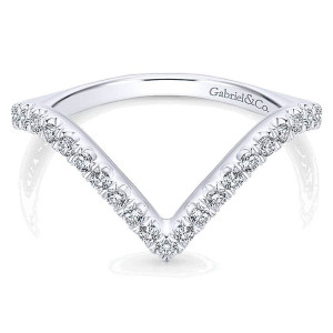 Gabriel 18 Karat Contemporary Wedding Band WB13661P6W84JJ