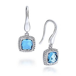 Gabriel Fashion Silver Celestial Drop Earrings EG11699SVJBT
