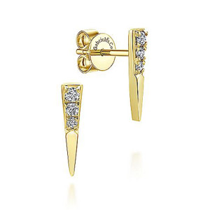 Gabriel Fashion 14 Karat Trends Stud Earrings EG12447Y45JJ