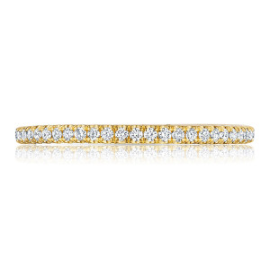 Tacori HT254515B34Y 18 Karat Petite Crescent Diamond Wedding Band