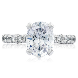 Tacori HT254525OV95X75 18 Karat Petite Crescent Engagement Ring