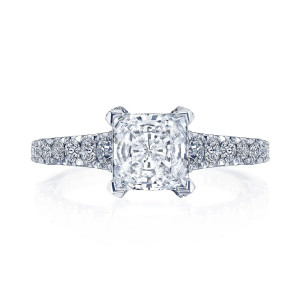 Tacori HT2579PR65W 18 Karat Petite Crescent Engagement Ring
