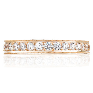 Tacori HT2605B34PK 18 Karat Pretty in Pink Diamond Wedding Band