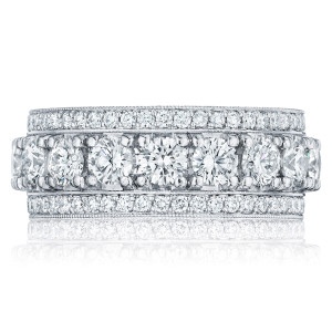 Tacori HT2615B12 18 Karat Adoration Diamond Wedding Band