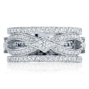 Tacori HT2617B12 18 Karat Adoration Diamond Wedding Band