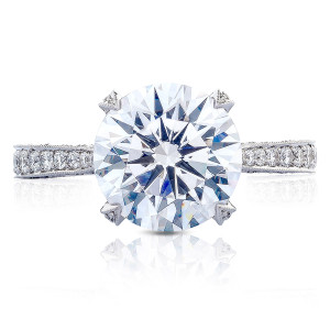 Tacori HT2626RD10 18 Karat RoyalT Engagement Ring