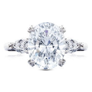 Tacori HT2628OV11X9 18 Karat RoyalT Engagement Ring