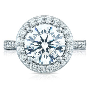 HT2650RD10 Platinum Tacori RoyalT Engagement Ring