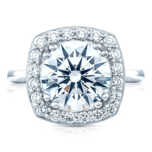 Tacori HT2651CU10 18 Karat RoyalT Engagement Ring