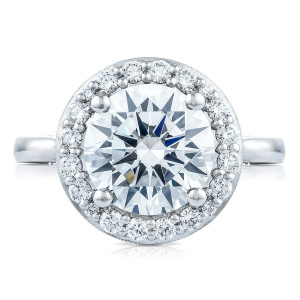 HT2651RD95 Platinum Tacori RoyalT Engagement Ring