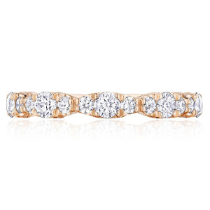 Tacori HT2653B34PK 18 Karat RoyalT Wedding Ring