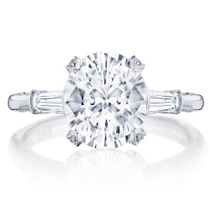 HT2657OV10X85 Platinum Tacori RoyalT Engagement Ring
