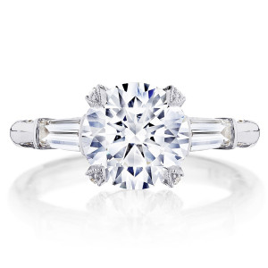 Tacori HT2657RD85 18 Karat RoyalT Engagement Ring
