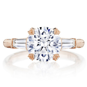 Tacori HT2657RD85PK 18 Karat RoyalT Engagement Ring