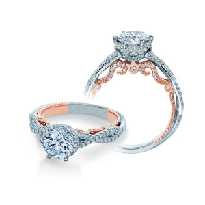 Verragio Insignia-7091R-2WR Platinum Engagement Ring