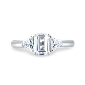 A.JAFFE Platinum Classic Engagement Ring ME1700