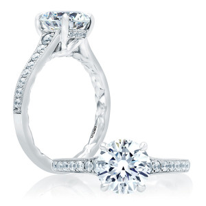A.JAFFE 18 Karat Classic Engagement Ring ME2024Q
