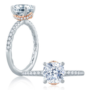 A.JAFFE 18 Karat Classic Engagement Ring ME2171Q