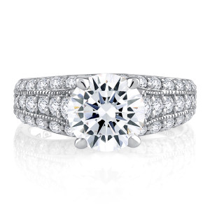 A.JAFFE 14 Karat Signature Engagement Ring MESRD2346