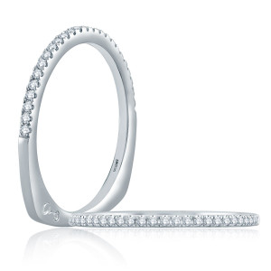 A.JAFFE 18 Karat Signature Diamond Wedding Ring MRS874
