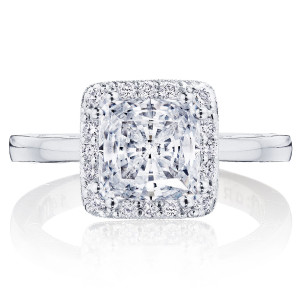 Tacori P1012PR7FW 14 Karat Coastal Crescent Engagement Ring